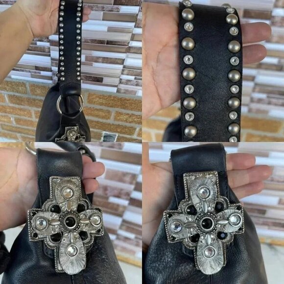 Leather rock usa black leather bag - Picture 16 of 16